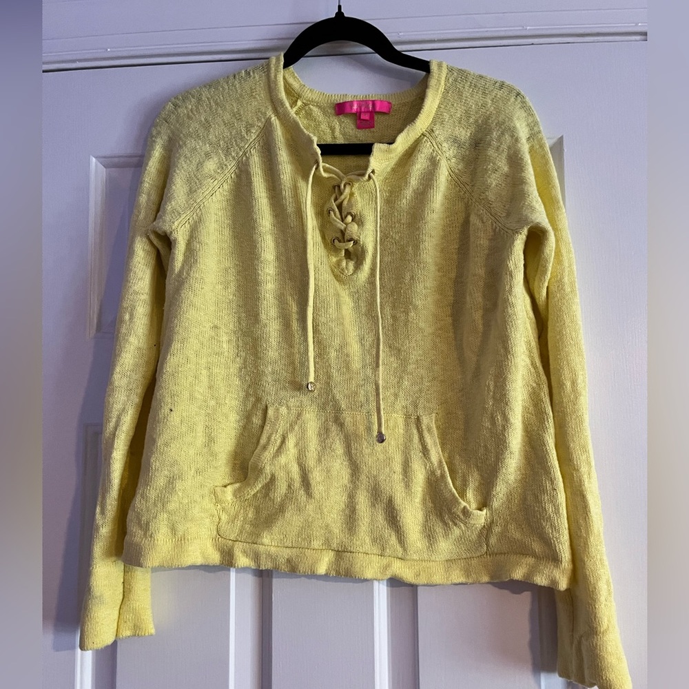 Lilly Pulitzer, Yellow, harietta sweater